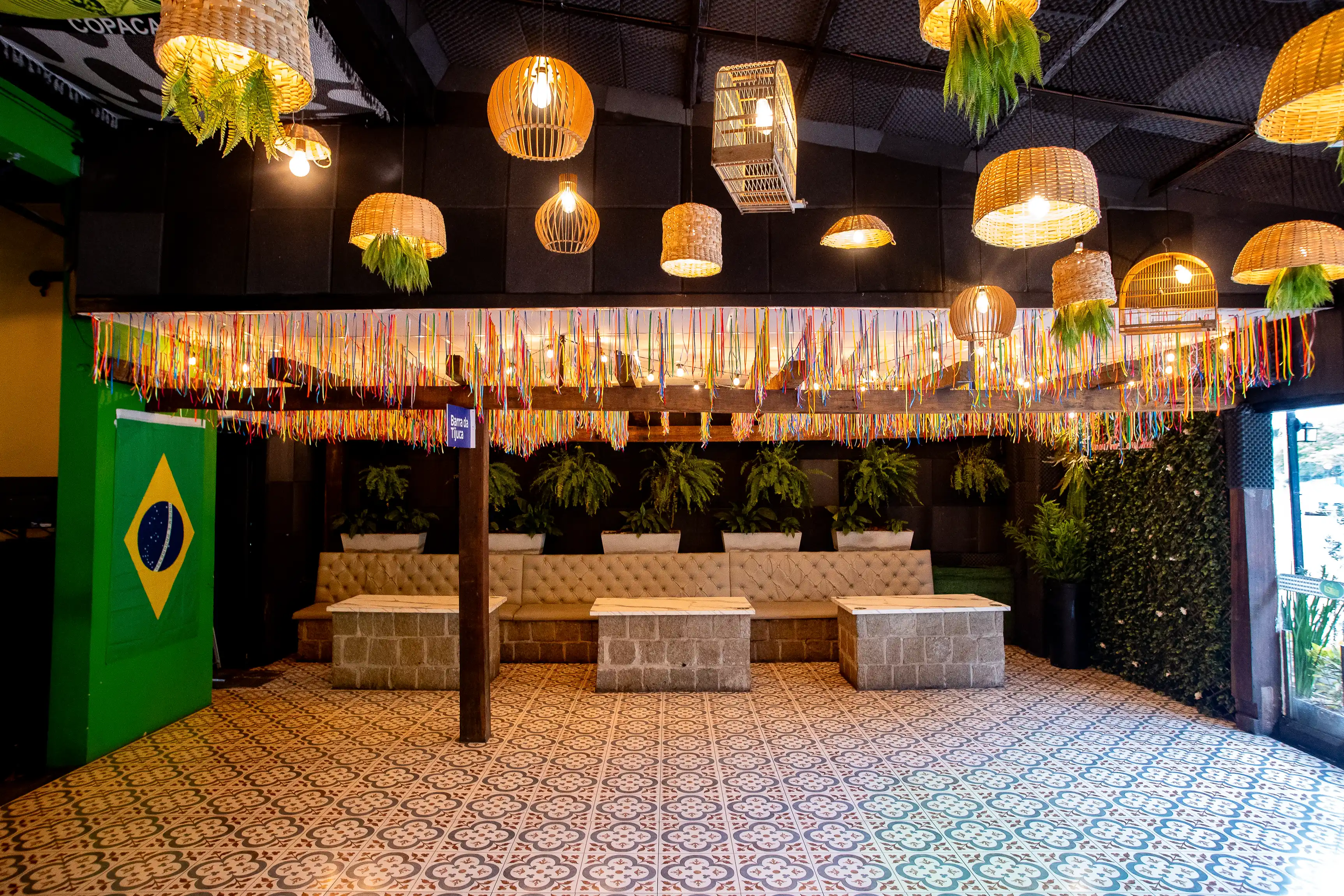 Área Lounge Confortável
