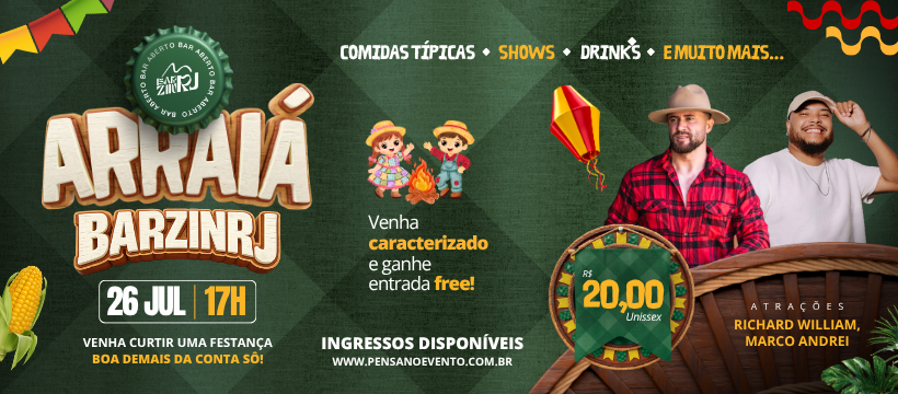 Arraiá do BarzinRJ